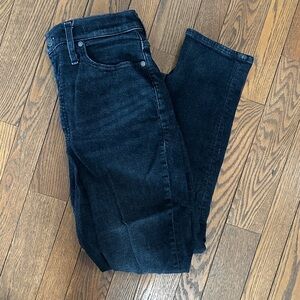 Madewell Dark Wash Mom Jeans